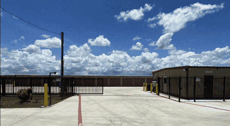 Exterior of storage facility.